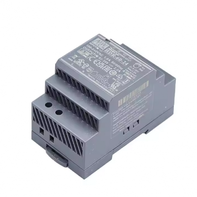 Testermeter-HDR-60-24 Ultra Slim 60W 24V 2.5A AC to DC DIN Rail Power Supply Single Output Step Shape