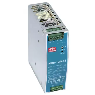 Testermeter-NDR-120-48 120W 48V 2.5A Industrial DIN Rail Power Supply Single Output AC DC Switching NDR-120-48 Meanwell