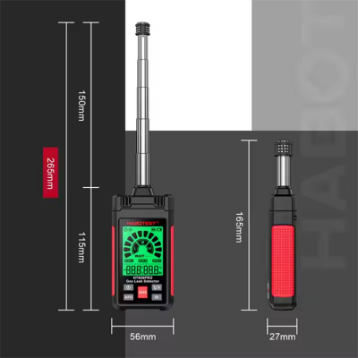 Testermeter-Habotest HT609 PRO Professional Handheld Combustible Gas Lesk Detector Propane Leak Detector Natural Gas Alarm Gas Leak Check