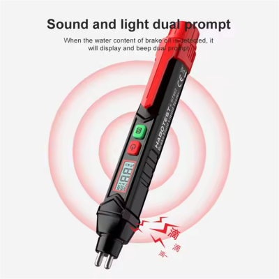 Testermeter-Habotest Multi-function Measuring Car Oil Electrical Instrument Digital Brake Oil Fluid Moisture Detector Tester Pen HT662