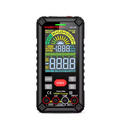Testermeter-Good Price China Top 10 Electrical Smart Rechargeable 10000 Counts Digital Multimeter Tester Habotest Multi Meter Tools HT129