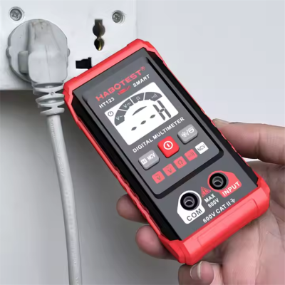Testermeter-Habotest Good Ac Dc Volt Ohm Multi Meter Tester Pocket Smart Electrical Digital Multimeter Price for Sale HT123