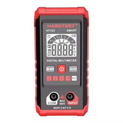 Testermeter-Habotest Good Ac Dc Volt Ohm Multi Meter Tester Pocket Smart Electrical Digital Multimeter Price for Sale HT123