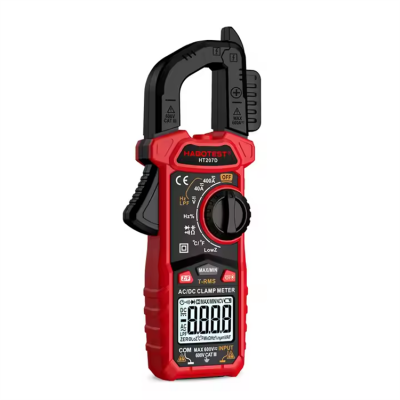 Testermeter-Habotest HT207A 2000 Counts Digital Clamp Meter AC DC Voltage and Current Electrical Installation and Maintenance
