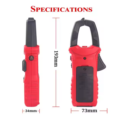 Testermeter-Habotest HT206A True RMS Ammeter Budget Electrical Ampere Tester AC Amp 600A Current Multimeter Digital Clamp Meters