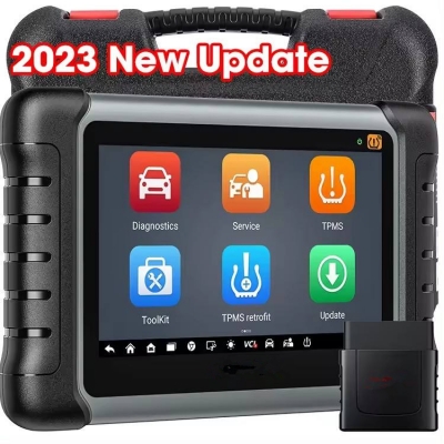 Testermeter-2023 MaxiCOM MK808S-TSMK808Z-TS Car Full Adapters Automotive Diagnostic Tool Scanner