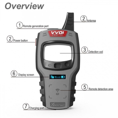 Testermeter-100% Original Xhorse VVDI Mini Key Tool Remote Key Programmer Support IOS and Android Global Version Easy to Use