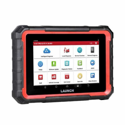 Tesetermeter-New Launch X431 PRO ELITE Auto Full System Car Diagnostic Tools CAN FD DOIP Active Tester OBD2 Scanner