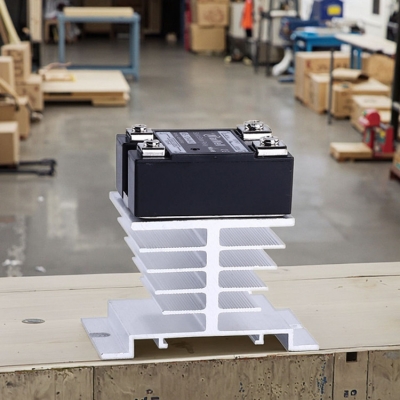 Testermeter-Mw-i-50 Aluminum Radiator Heatsink for 10A 25A 40A Single Phase SSR RELAY