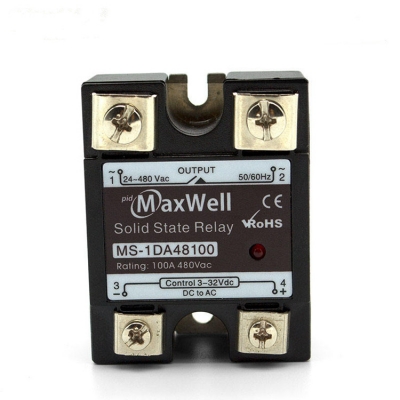 Testermeter-MS-1DA48100 Miniature Single Phase Solid State Relay 100a Sealed Protection