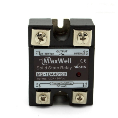 Testermeter-MS-1DA48120 Single Phase 120A Miniature Solid State Relay Low Power General Purpose with Sealed Protection