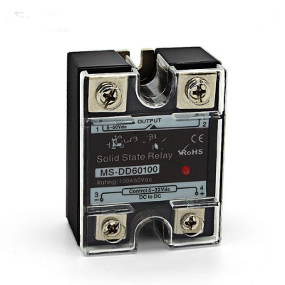 Testermeter-MS-DD60100 100amps DC to DC Type SSR Relay Sealed Miniature Size for DC Switching Control in Solar PV Systems