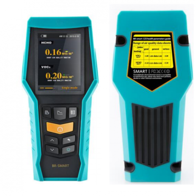 Testermeter-BR-smart 126S 126s Air Quality Monitor test items: PM1.0, PM2.5, PM10, TVOC, formaldehyde / TF card storage