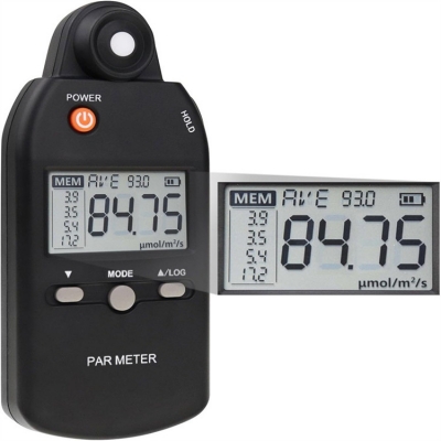 Testermeter-PAR355 Portable luminous flux meter, photosynthesis radiometer, PPFD photometric intensity spectrometer, illuminance meter, PAR meter