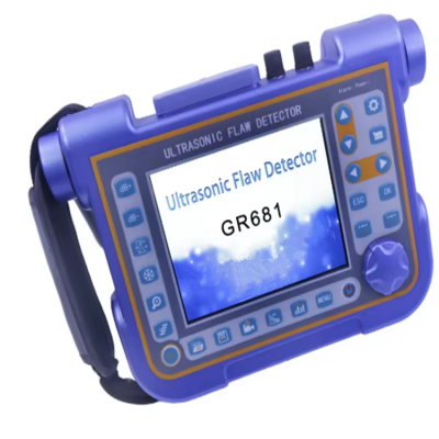 Testermeter-GR681 Portable Industrial Digital Ultrasonic Flaw Detector Nondestructive Horizontal Type Flaw Meter Defect Locater 0-15000 mm
