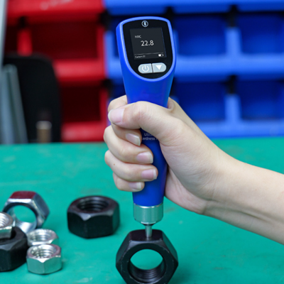 Testermeter-High Precision UH256 Portable Ultrasonic Hardness Tester, Non-Destructive Metal Hardness Tester for Steel Alloy